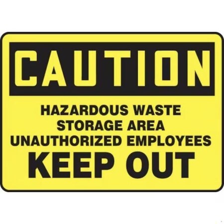 Accuform OSHA CAUTION SAFETY SIGN HAZARDOUS MCHL622XL MCHL622XL